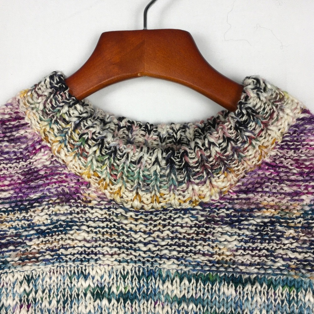Ulla Johnson Zenna Handmade Knit Sweater Vest Cotton Merino Wool M/L - Picture 2 of 6